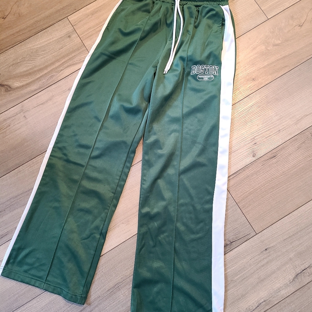 Boston track pants, size small